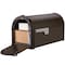 Architectural Mailboxes Mailbox, Rubbed Bronze, Post Mount, Large 5593RZ-CG - alternate 4
